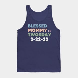 Blessed Mommy on Twosday Tank Top